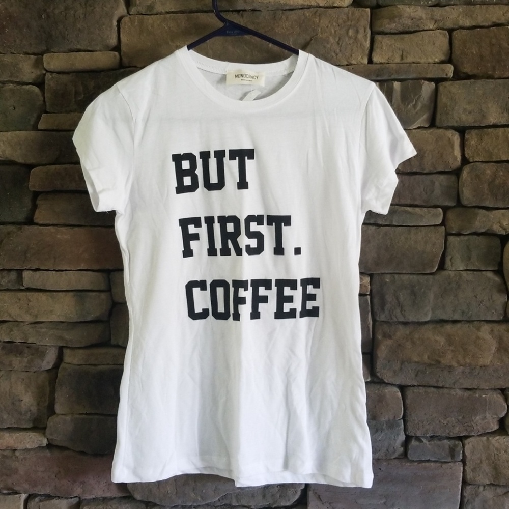 White Graphic TShirt. New with tags.  Size…